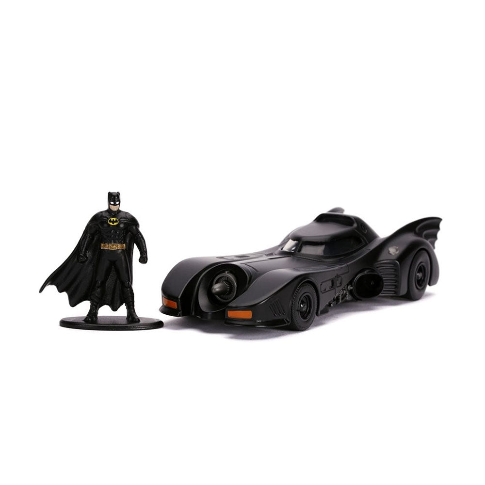 Jada Licensed 1:32 Scale Batmobile 1989 With Batman Diecast Model Toy
