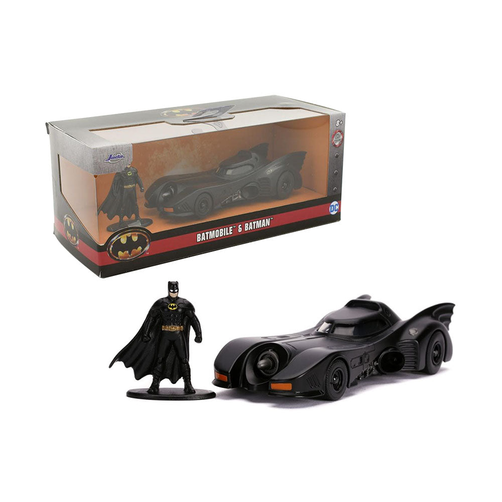 Jada Licensed 1:32 Scale Batmobile 1989 With Batman Diecast Model Toy