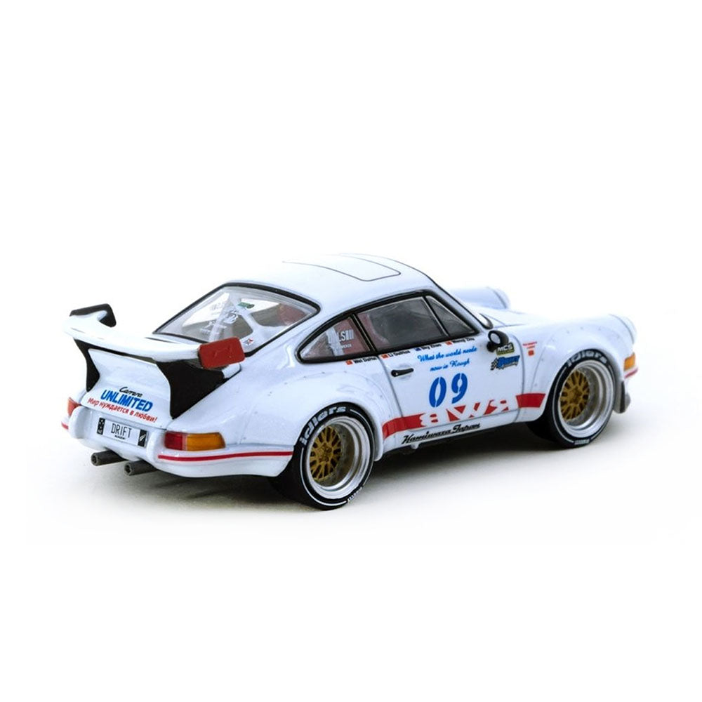 Tarmac Works Licensed 1:43 Scale Porsche RWB Backdate #9 Idlers 12 Hours 2019 Diecast Model Car