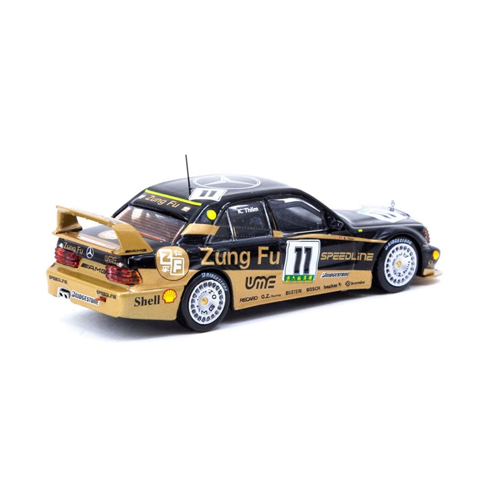 Tarmac Works 1:64 Scale #11 Mercedes Benz 190 E 2.5-16 Evolution II Macau Gula Race 1991 K.Thilm Model Car