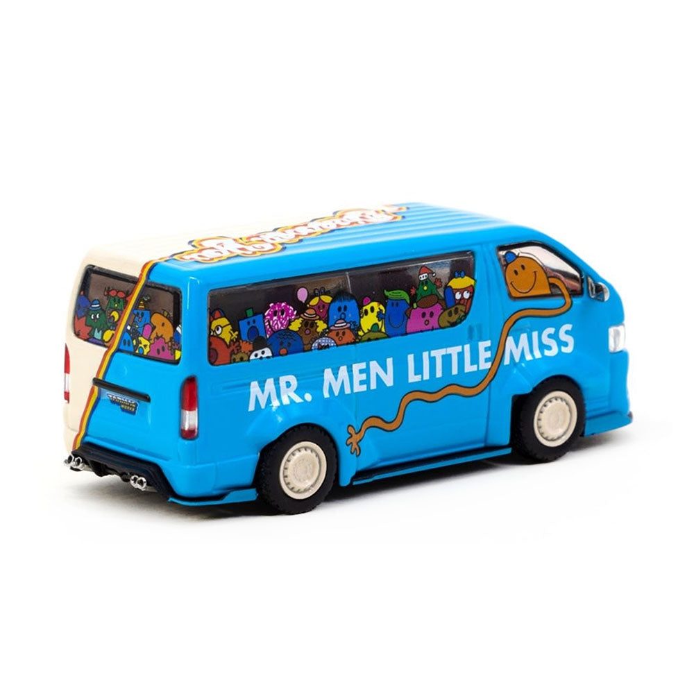 Tarmac Works Licensed 1:64 Scale Toyota Hiace Widebody With Oil Can Model Toy
