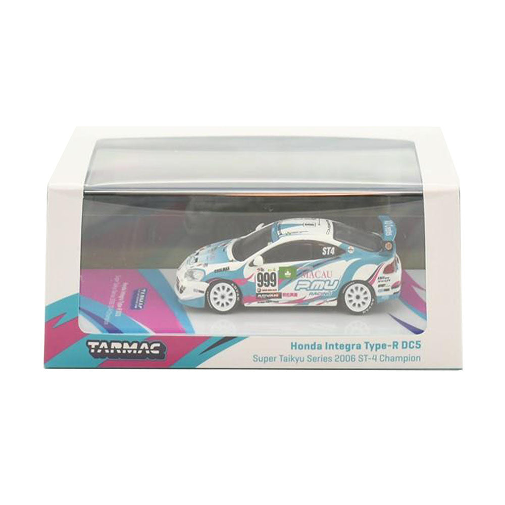 Tarmac Works Licensed 1:64 Scale Honda Integra Type-R DC5 Super Taikyu Series 2006 ST-4 Model Car
