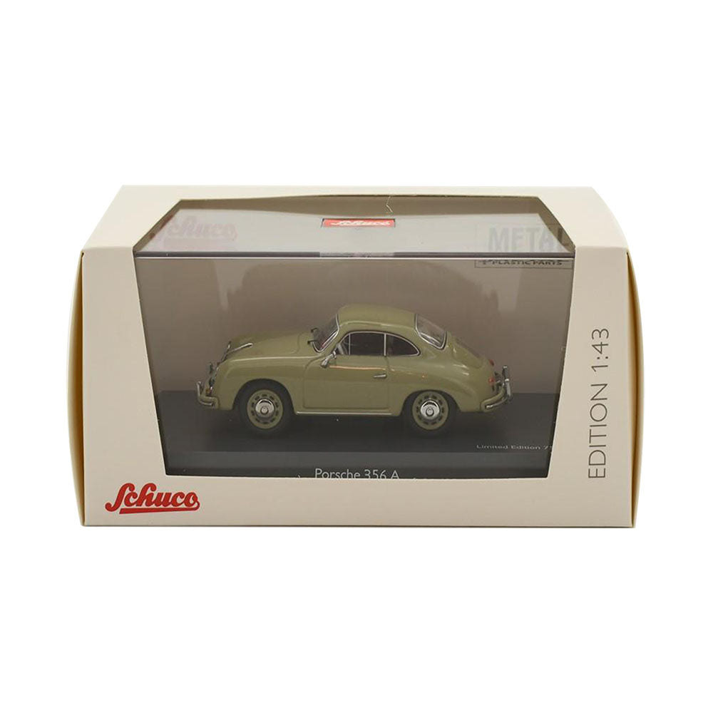 Schuco Licensed 1:43 Scale Porsche 356 A Coupe Diecast Model Car Taupe