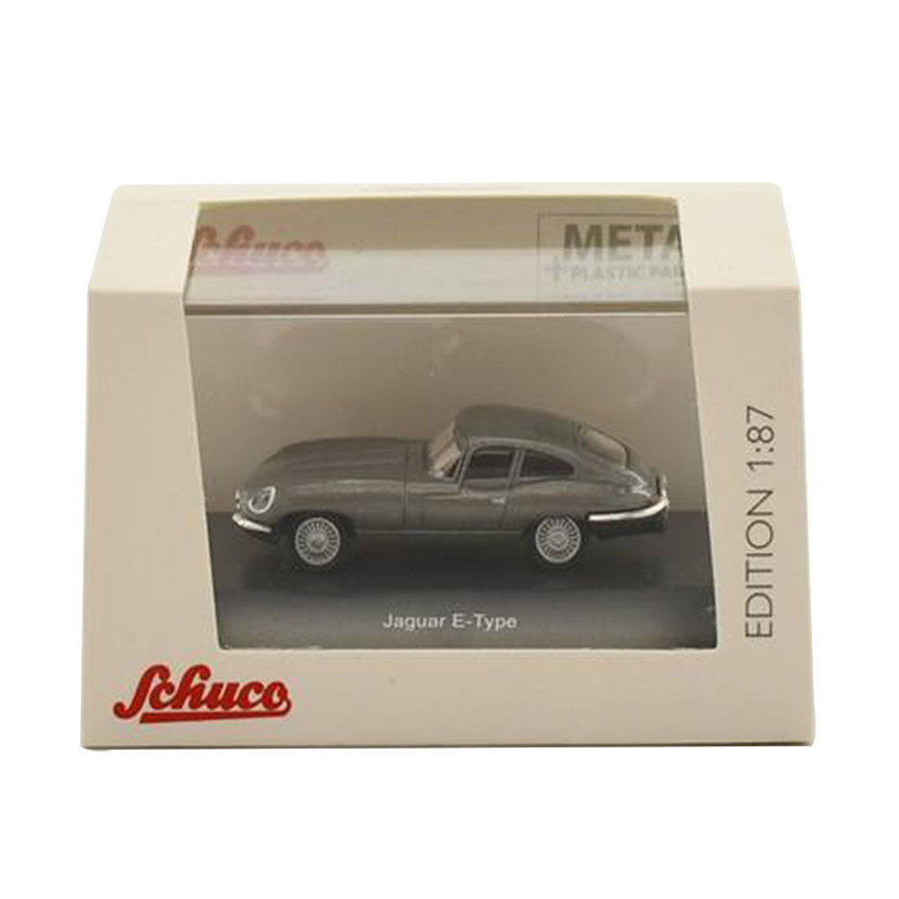Schuco Licensed 1:87 Scale Jaguar E-Type Diecast Model Car Grey