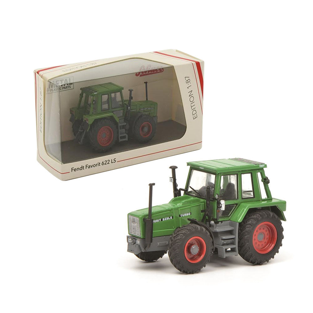 Schuco Licensed 1:87 Scale Fendt Favorit 626 LS Turbo Tractor Model Toy Green