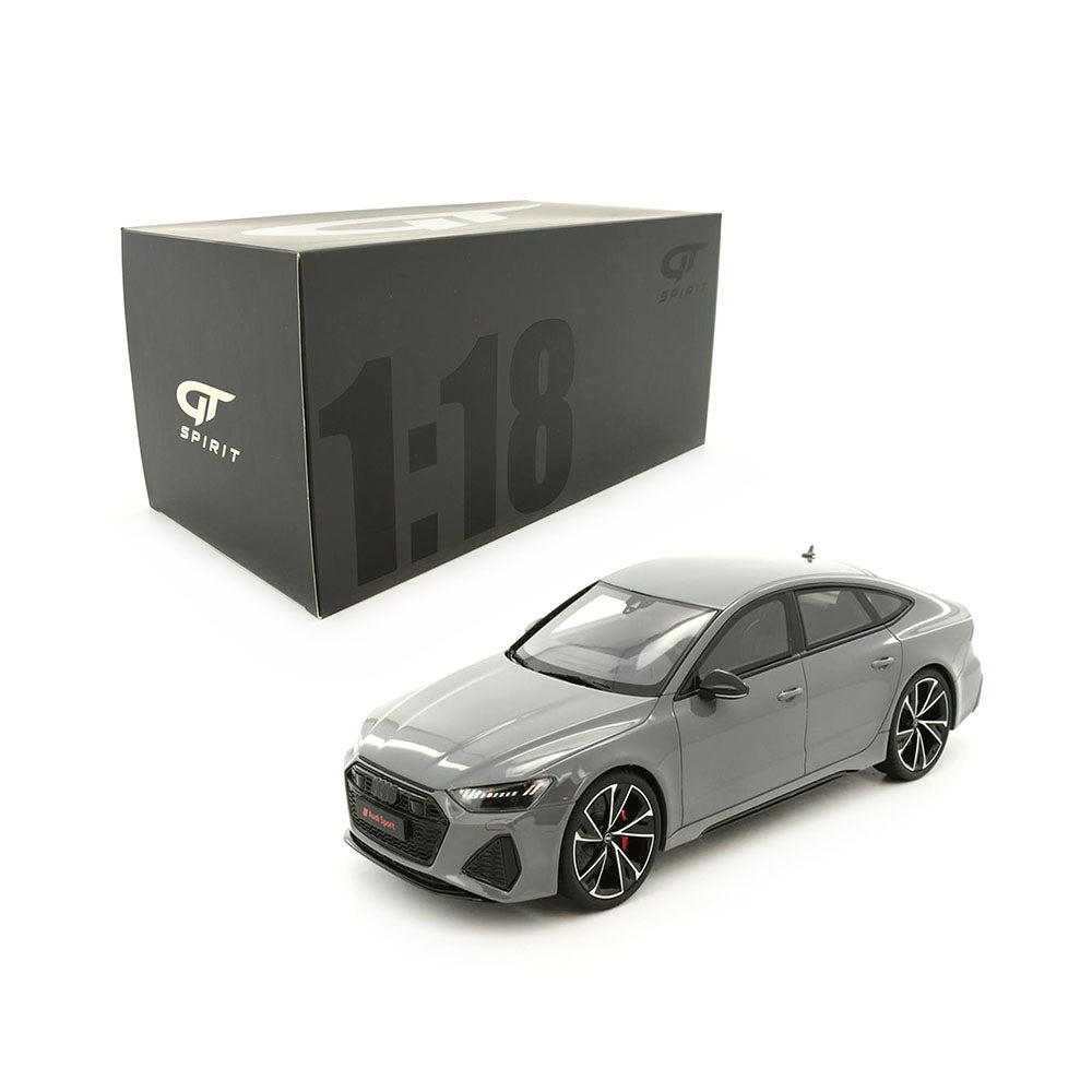 GTspirit Licensed 1:18 Scale Audi RS7 Sportback Model Car Grey