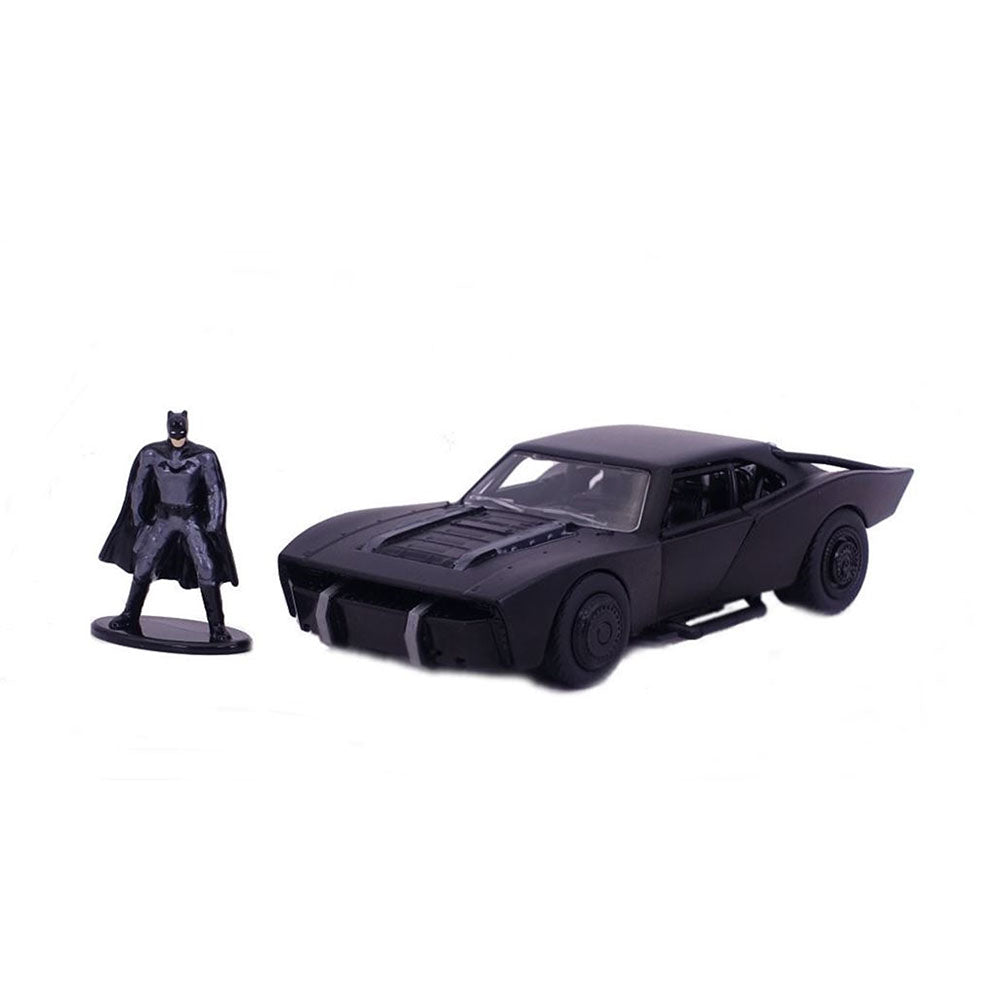 Jada Licensed 1:32 Scale Batmobile With Batman Movie 2022 Diecast Model Toy Black