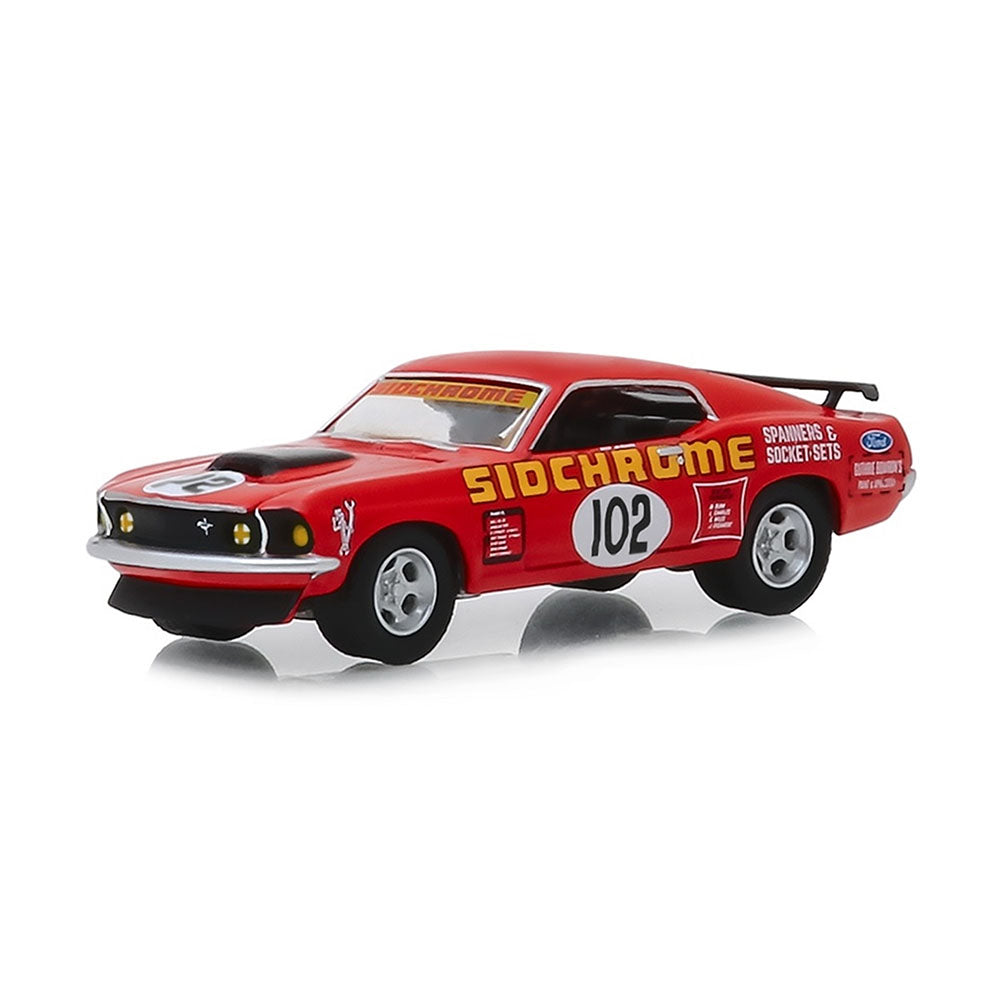 DDA 1:64 Scale Ford Mustang Boss 302 #102 Jim Richards Sidchrome Racing 1969 Model Toy