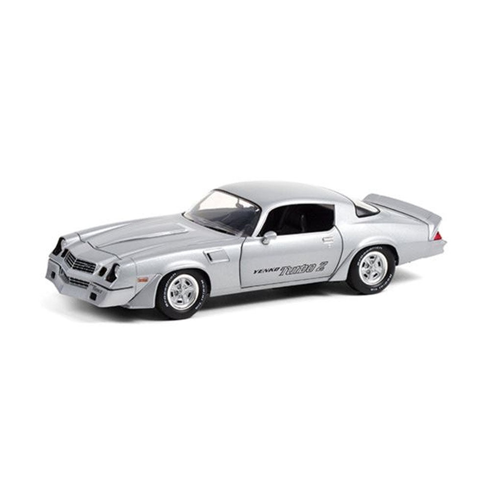 Greenlight Licensed 1:18 Scale Chevrolet Z28 Yenko Turbo Z 1981 Diecast Model Car Silver