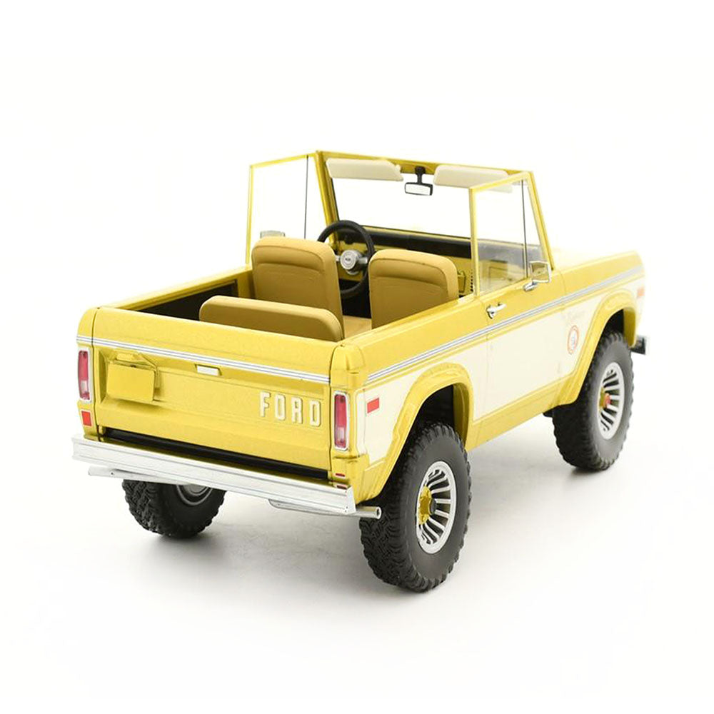 Greenlight Licensed 1:18 Scale Ford Bronco Colorado 1976 Diecast Model Car Gold