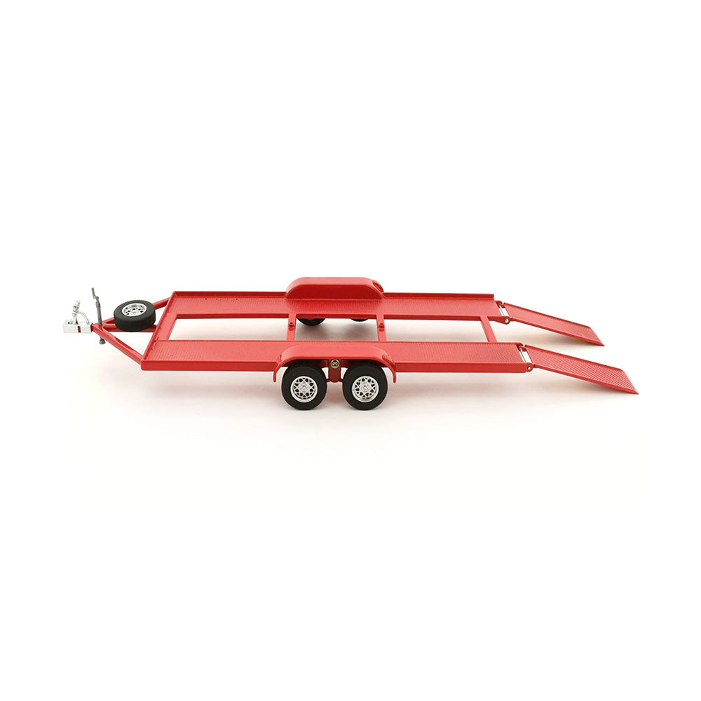 Oz Legends 1:18 Scale Car Trailer Diecast Model Toy Red