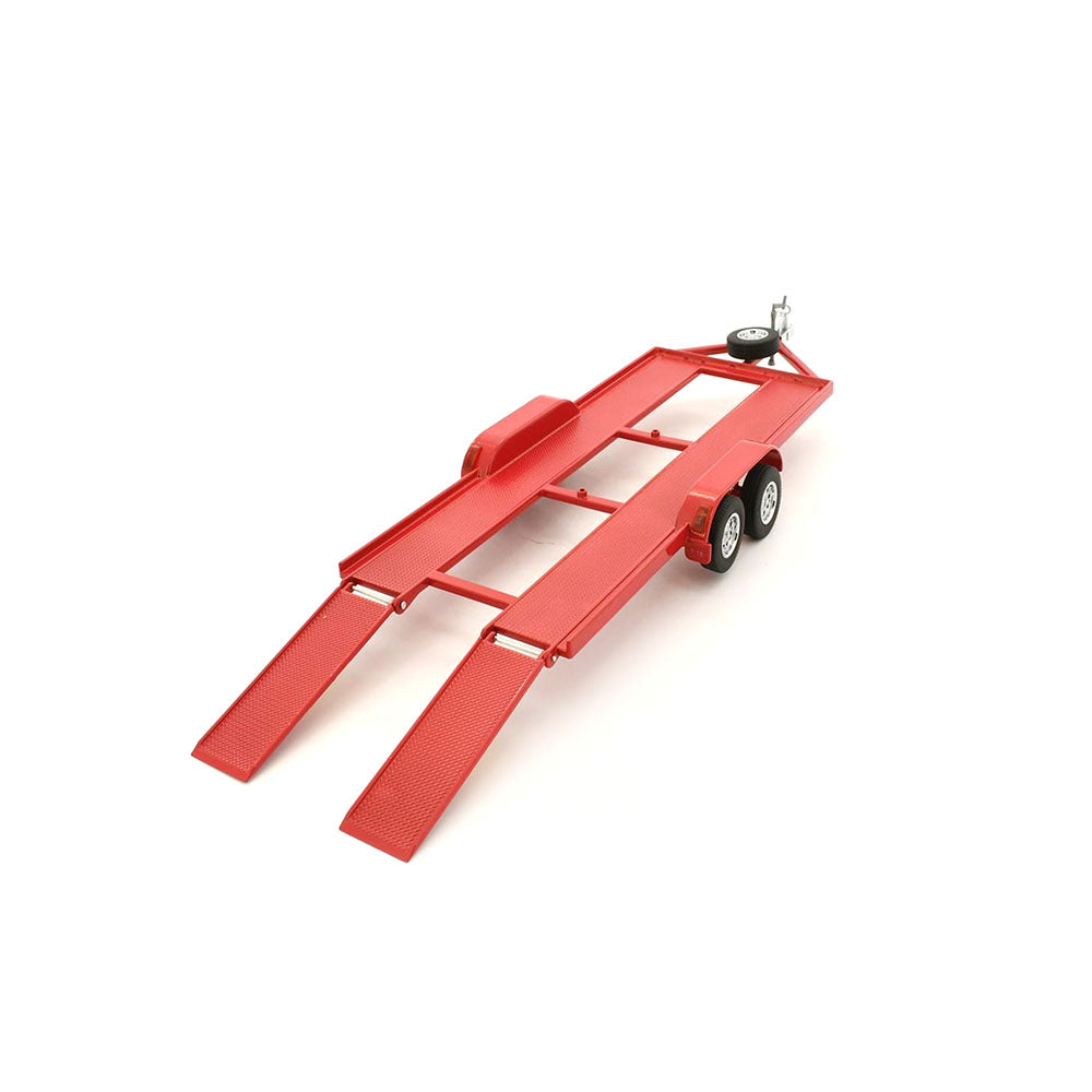 Oz Legends 1:18 Scale Car Trailer Diecast Model Toy Red
