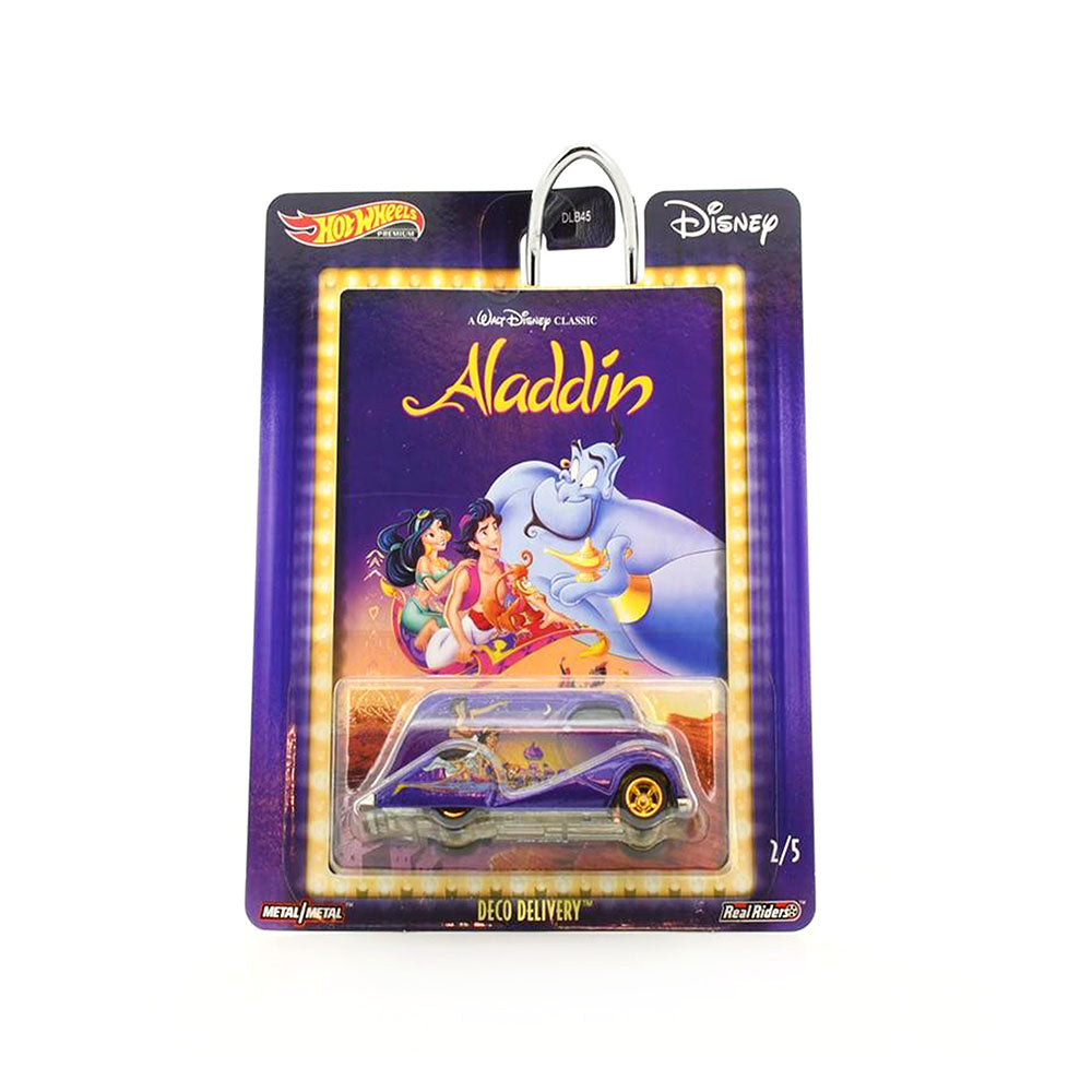 Hot Wheels 1:64 Scale Deco Delivery Aladdin Diecast Model Car Purple