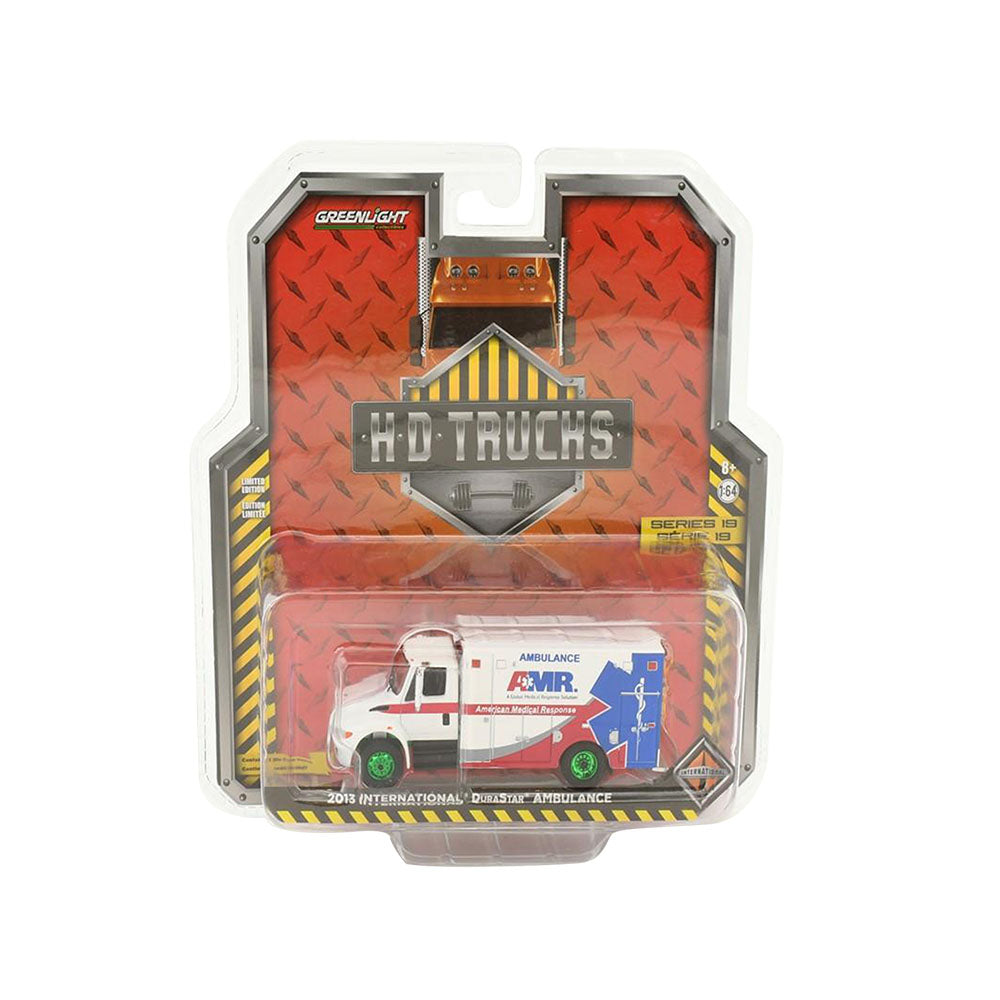 Greenlight Licensed 1:64 Scale International Durastar Ambulance 2013 Diecast Model Toy