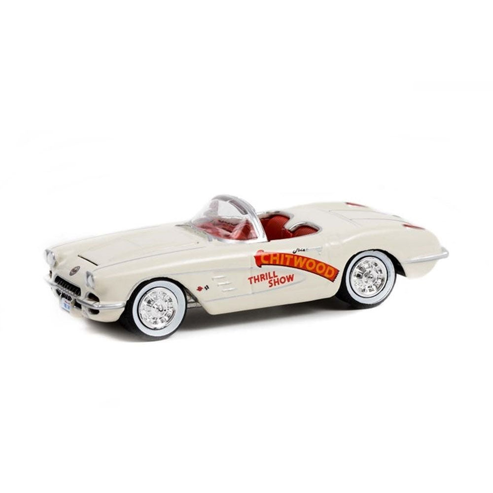 Greenlight 1:64 Scale Chevrolet Corvette Joie Chitwood Thrill Show 1958 Diecast Model Car