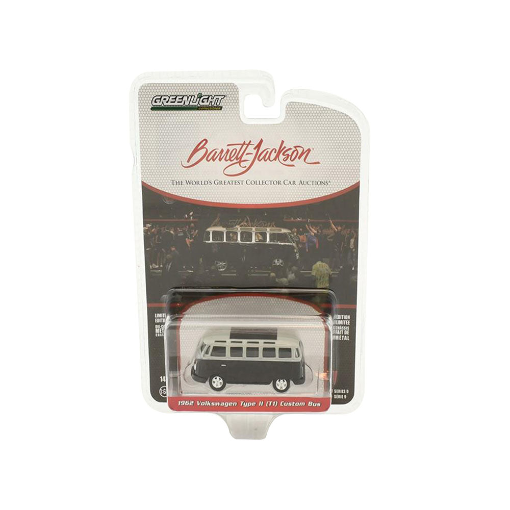 Greenlight Licensed 1:64 Scale Volkswagen Type II T1 Custom Bus 1962 Diecast Model Toy