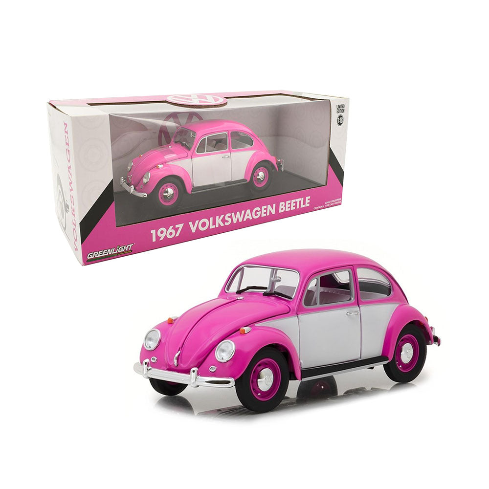 Greenlight Licensed 1:18 Scale Volkswagen Beetle Right Hand Drive 1967 Diecast Model Car