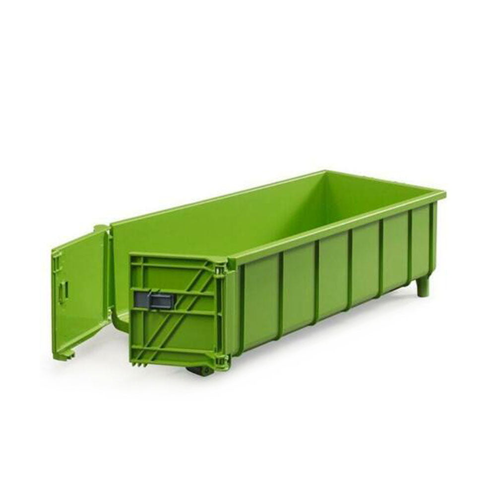 Bruder Licensed 1:16 Scale Roll Off Container & Trailer for Tractors Green