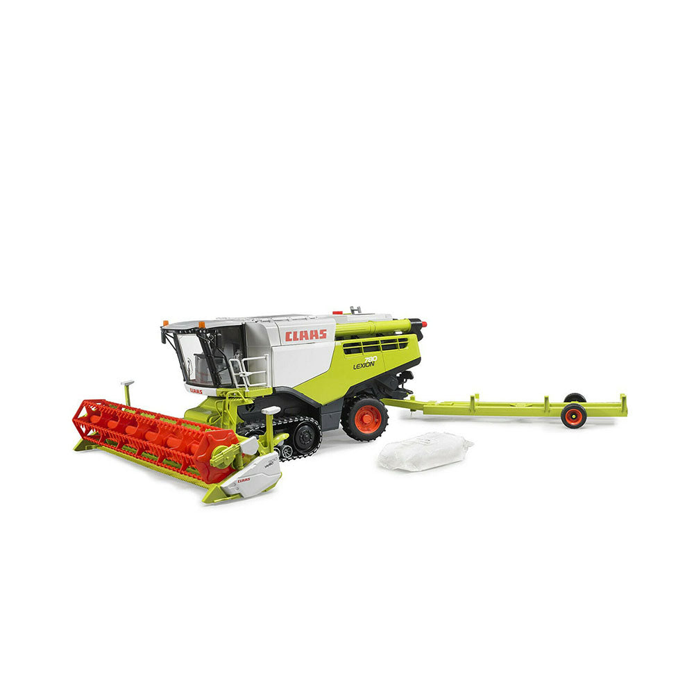 Bruder Licensed 1:16 Scale Claas Lexion 780 Terra Trac Combine Harvester With Grain Tank
