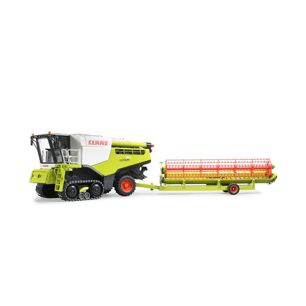 Bruder Licensed 1:16 Scale Claas Lexion 780 Terra Trac Combine Harvester With Grain Tank