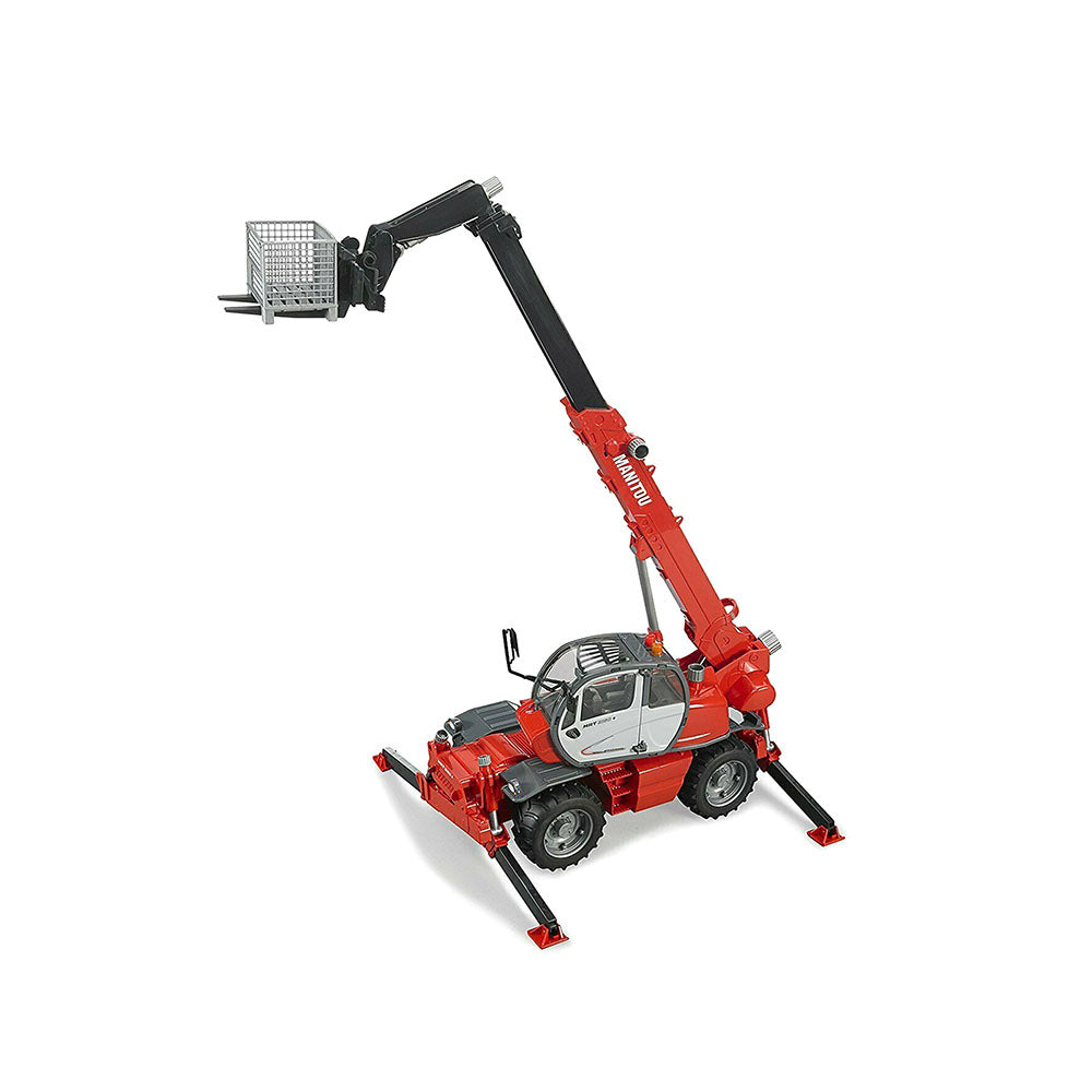 Bruder Licensed 1:16 Scale Manitou Telescopic Forklift MRT 2150 With Accessories