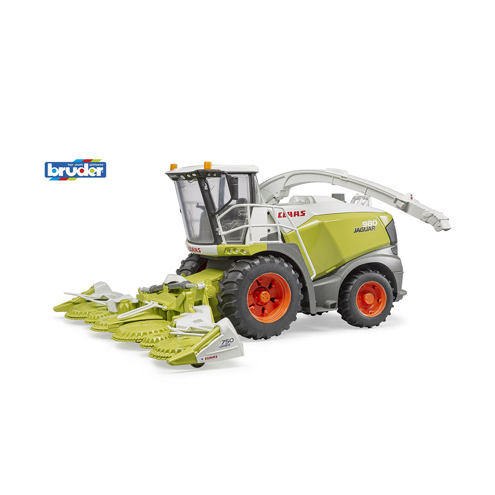 Bruder Licensed 1:16 Scale Claas Jaguar 980 Field chopper Model With Openable Door And Bonnet