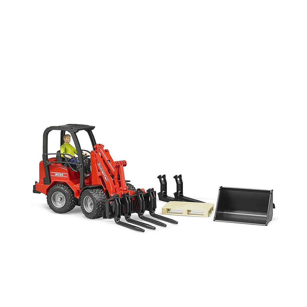 Bruder Licensed 1:16 Scale Shaffer Compact Loader 2034 With Figure & Accessories