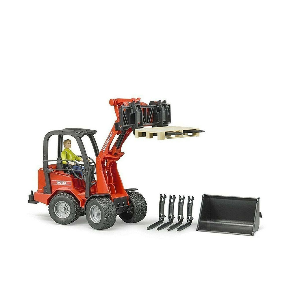 Bruder Licensed 1:16 Scale Shaffer Compact Loader 2034 With Figure & Accessories