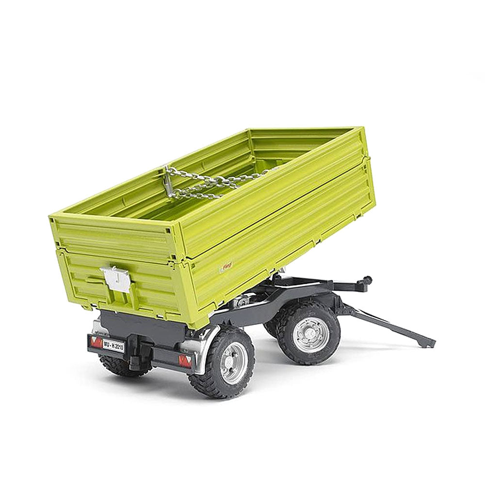Bruder Licensed 1:16 Scale Fliegl Three Way Tipping Trailer With Removable Top