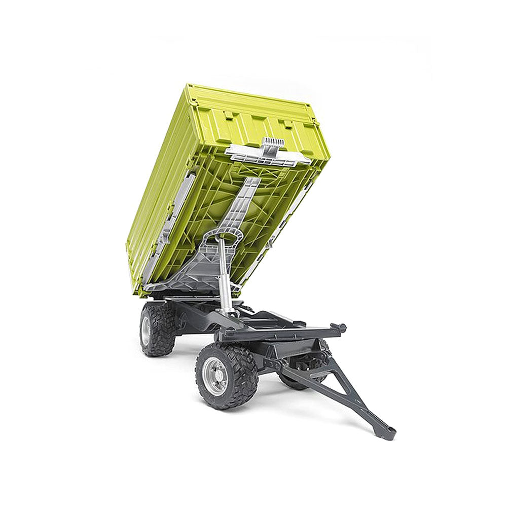 Bruder Licensed 1:16 Scale Fliegl Three Way Tipping Trailer With Removable Top