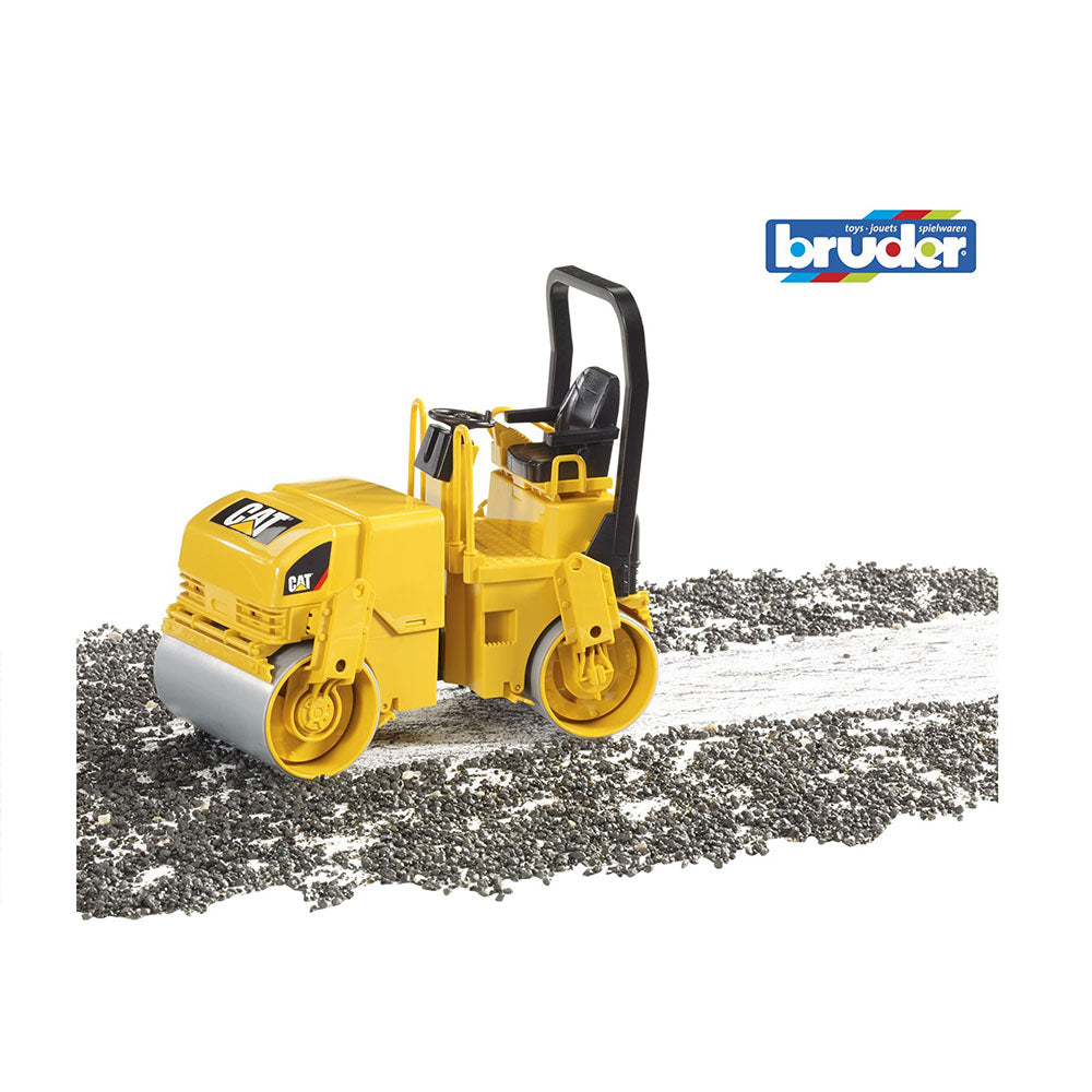 Bruder Licensed 1:16 Scale Caterpillar Asphalt Drum Compactor Kids Toy For Baby 3y+