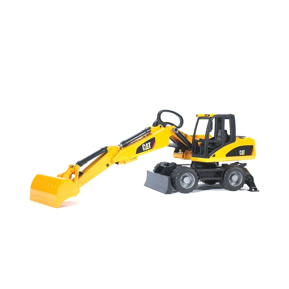 Bruder Licensed 1:16 Scale Caterpillar Cat Excavator With Black Tracks For Kids 4y+ Toy