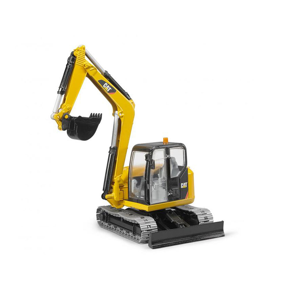 Bruder Licensed 1:16 Scale Caterpillar Mini Excavator With Genuine Chain Links Tracked Chassis