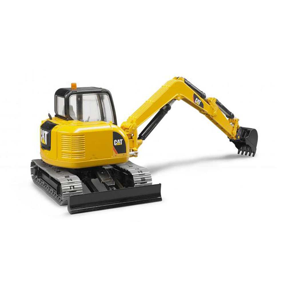 Bruder Licensed 1:16 Scale Caterpillar Mini Excavator With Genuine Chain Links Tracked Chassis
