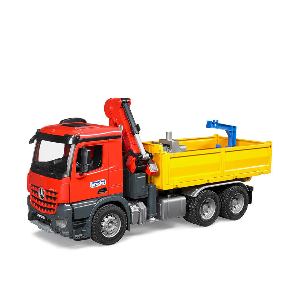 Bruder Licensed 1:16 Scale MB Arocs Construction Kids Toy Truck With Crane & Accessories