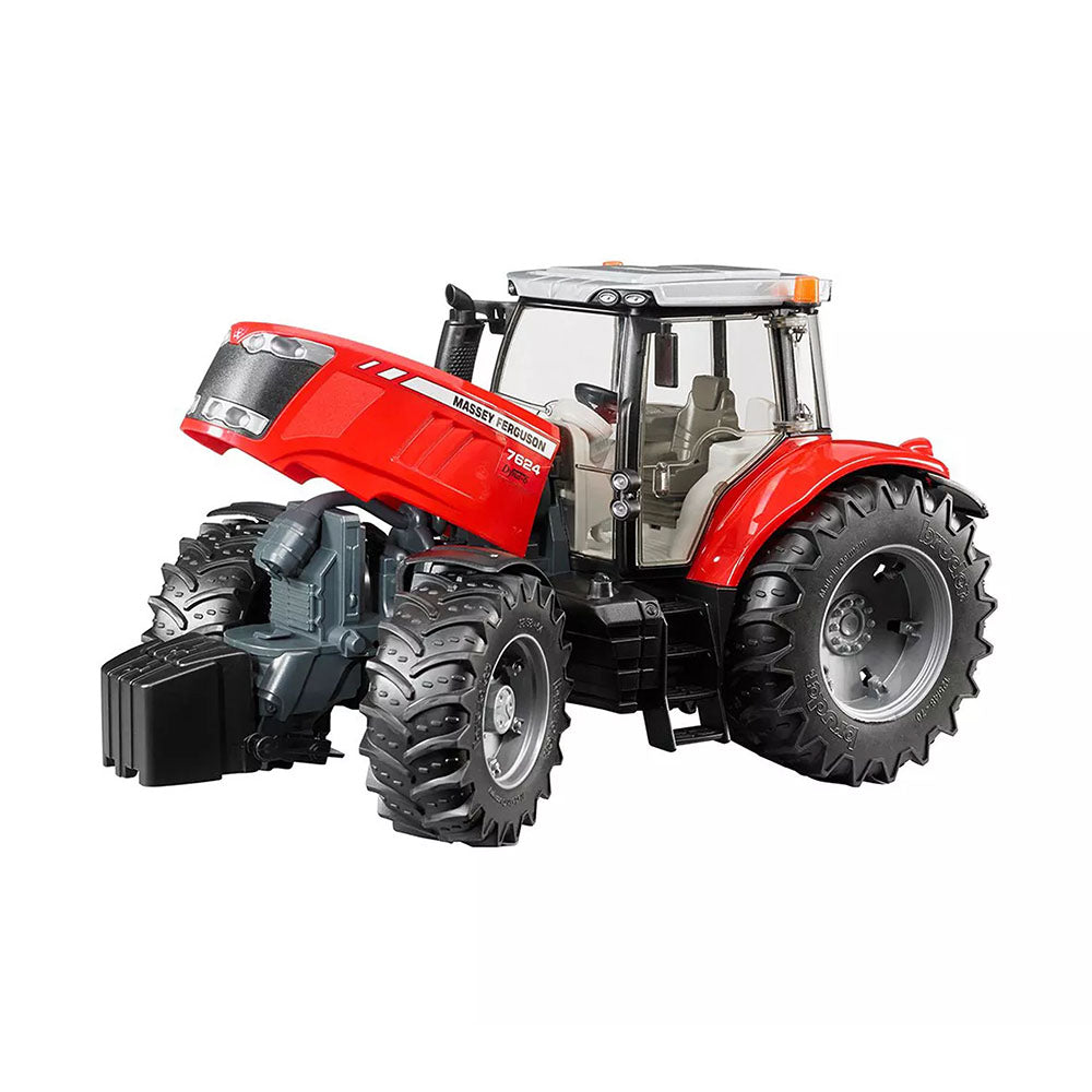 Bruder Licensed 1:16 Scale Massey Ferguson 7600 Tractor Toy Model Hobby Collection