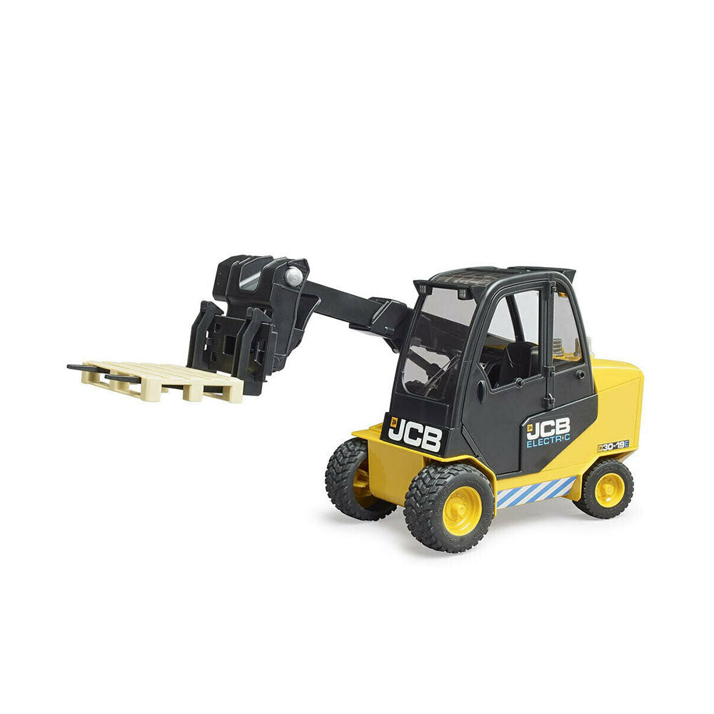Bruder Licensed 1:16 JCB Teletruck with Pallet Includes Height Adjustable Telescopic Arm