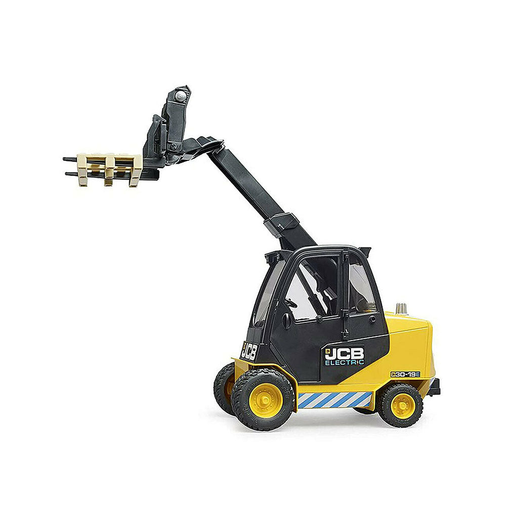 Bruder Licensed 1:16 JCB Teletruck with Pallet Includes Height Adjustable Telescopic Arm