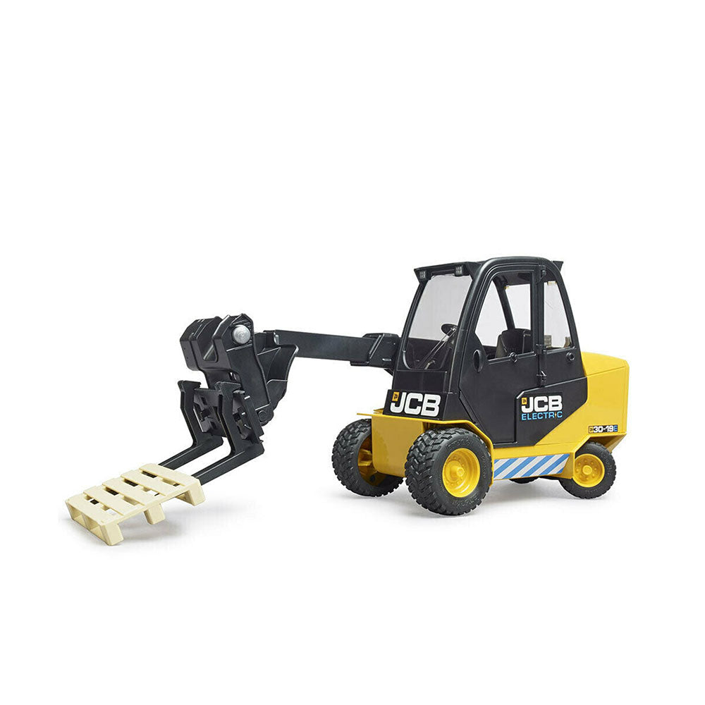 Bruder Licensed 1:16 JCB Teletruck with Pallet Includes Height Adjustable Telescopic Arm