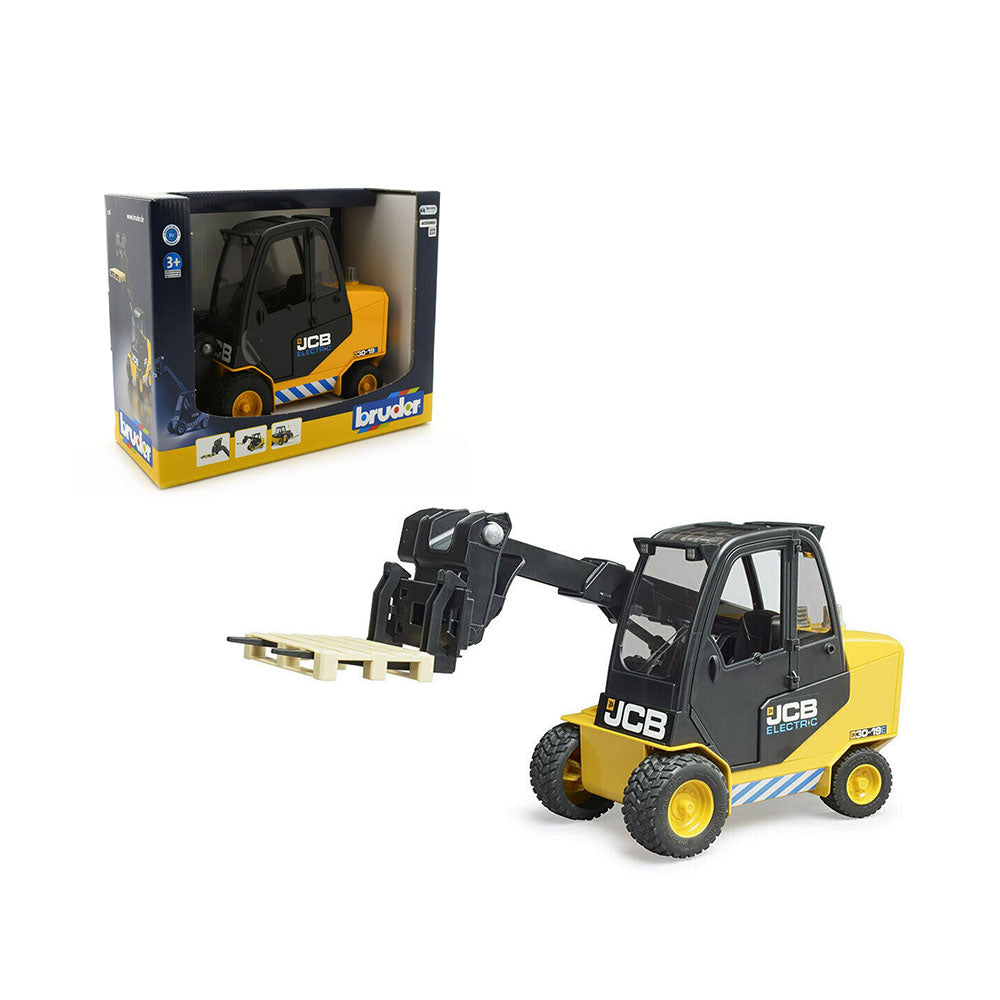 Bruder Licensed 1:16 JCB Teletruck with Pallet Includes Height Adjustable Telescopic Arm