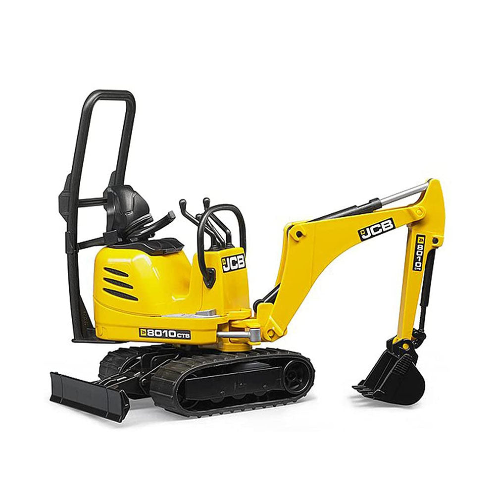Bruder Licensed 1:16 Scale Highly Detailed Replica JCB Micro Excavator 8010 CTS Kids Toy