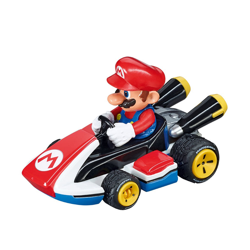 Carrera Licensed 1:43 Scale P&S Mario Kart Triple Pack Mario Wwings & Mach 8 Model Toy