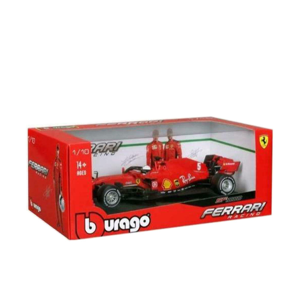 Bburago Licensed 1:18 Scale Ferrari Racing Car SF1000 Tuscan GP 1000th Race Vettel #5