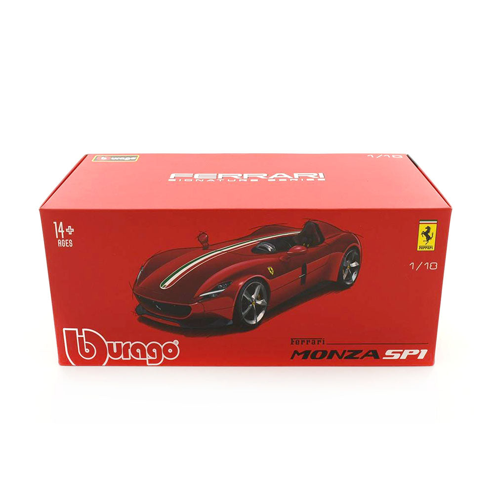 Bburago Licensed 1:18 Scale Ferrari Signature Edition Monza SP-1 Diecast Replicas Model