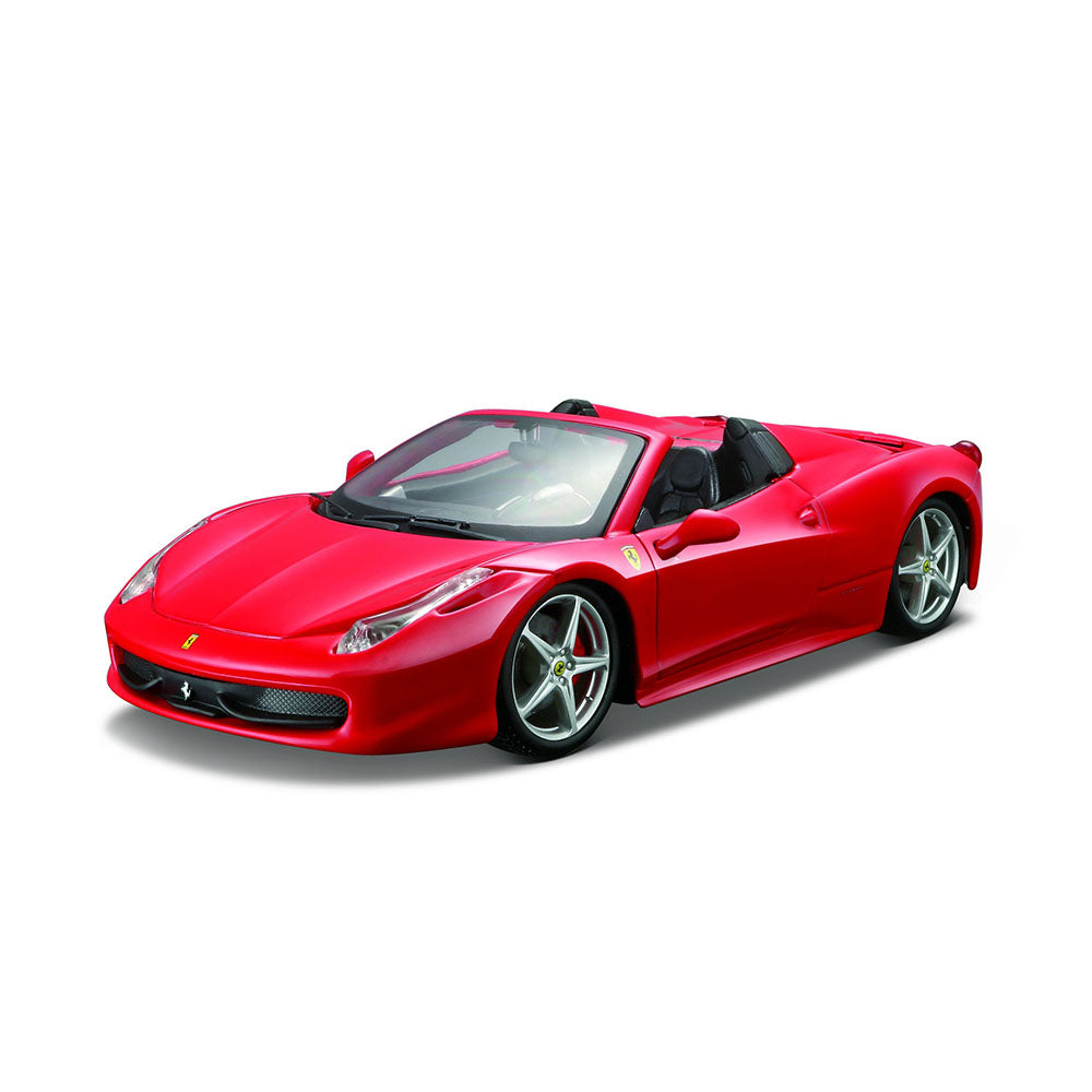 Bburago Licensed 1:24 Scale Ferrari R&P 458 Spider Red Diecast Model Car