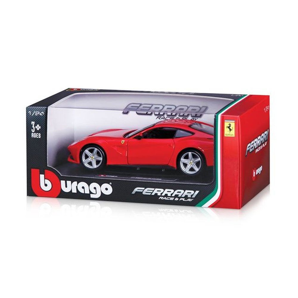 Bburago Licensed 1:24 Scale Ferrari R&P 458 Spider Red Diecast Model Car