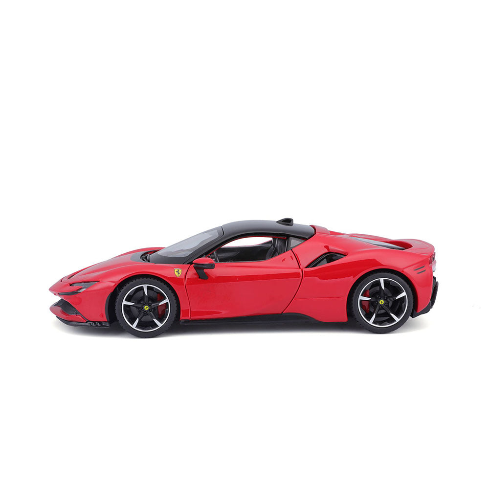 Bburago Licensed 1:24 Scale Ferrari R&P SF-90 Stradale Hybrid Red Diecast Model Car