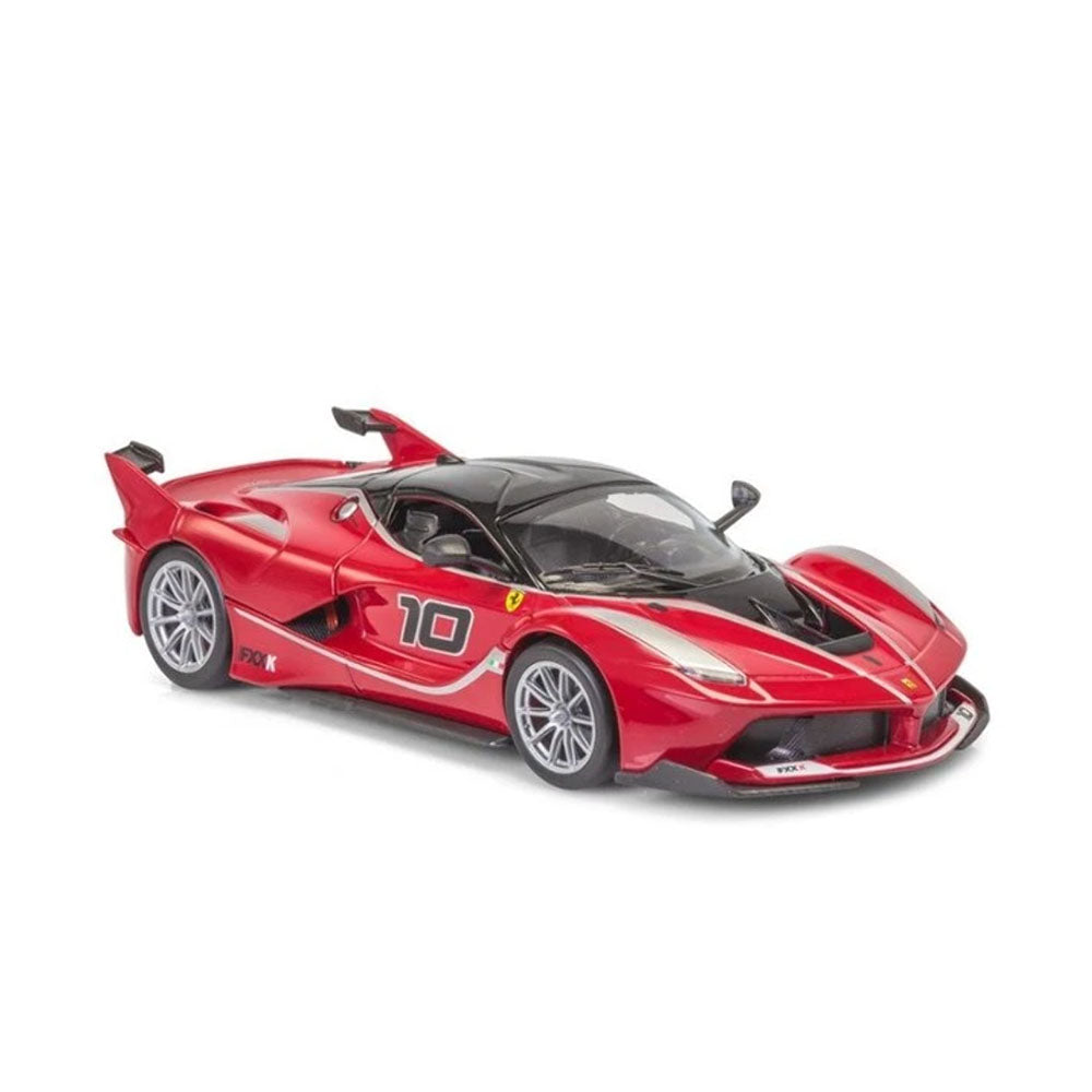 Bburago Licensed 1:24 Scale Ferrari Racing FXX-K #10 Red Diecast Model Car 26301