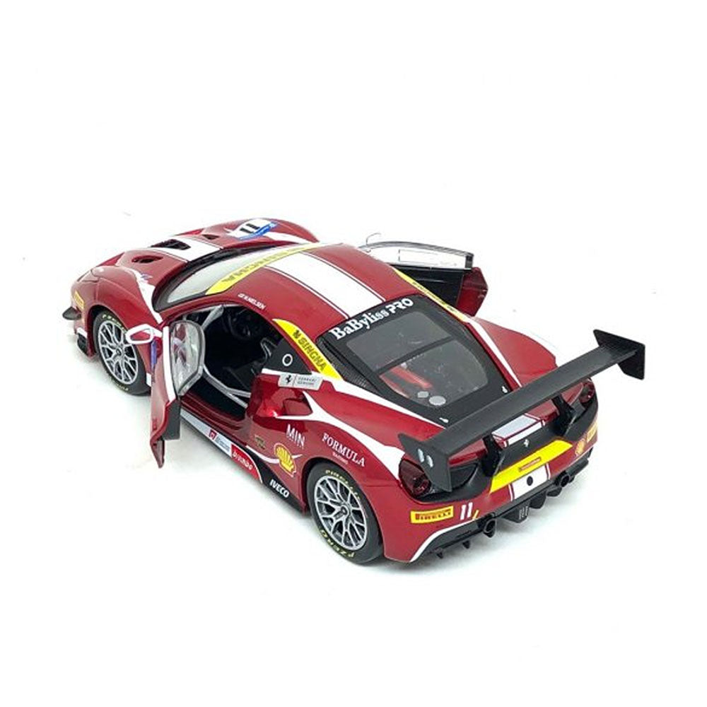 Bburago Licensed 1:24 Scale Ferrari Racing - 488 Challenge #11 Diecast Replica Model