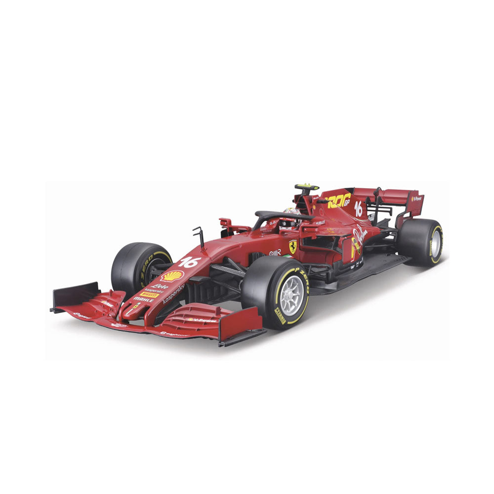 Bburago Licensed 1:43 Scale Ferrari Racing SF1000 With Driver Tuscan GP 1000th Race Leclerc
